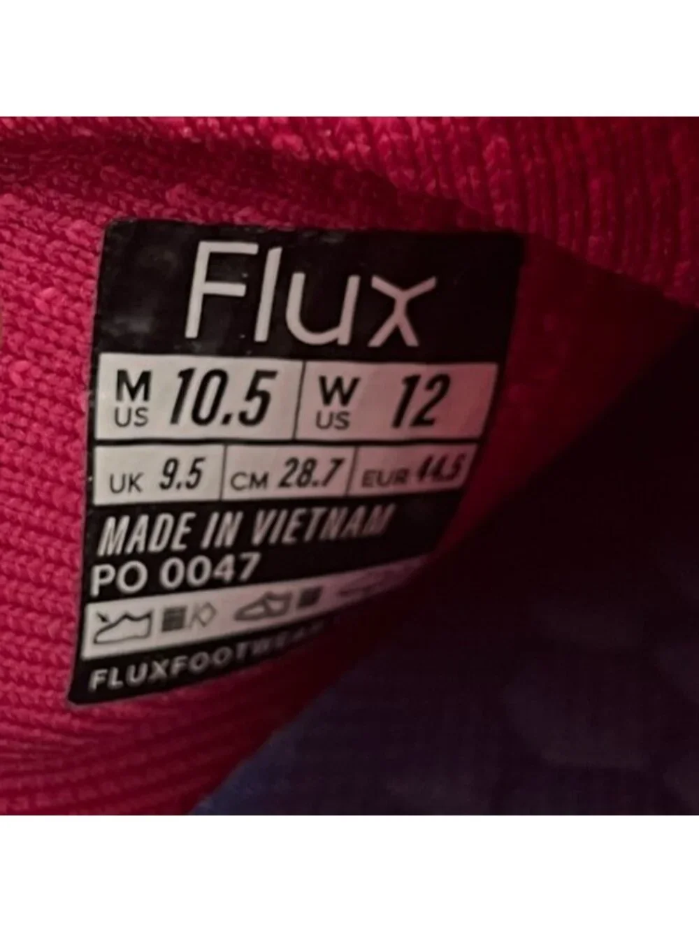 Flux Adapt Runner Neon Pink Mens Size 10.5 Athletic Walking Knit Shoes Sneakers